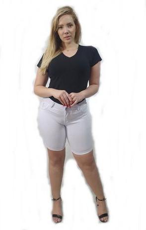 bermuda no joelho feminina