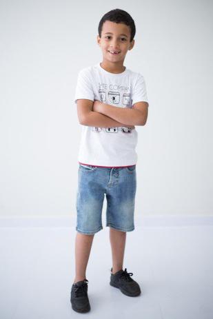 bermuda jeans infantil menino