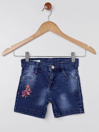 bermuda jeans infantil menina