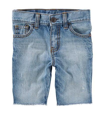 bermuda jeans comprida