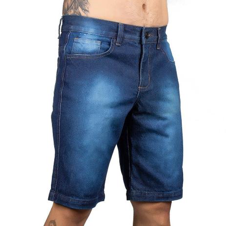 bermuda jeans masculina moda