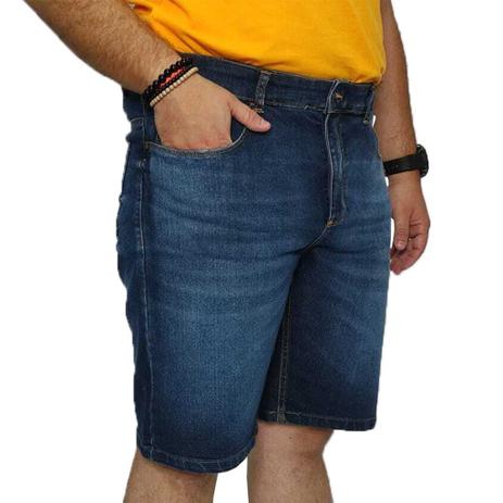 bermuda jeans reta masculina