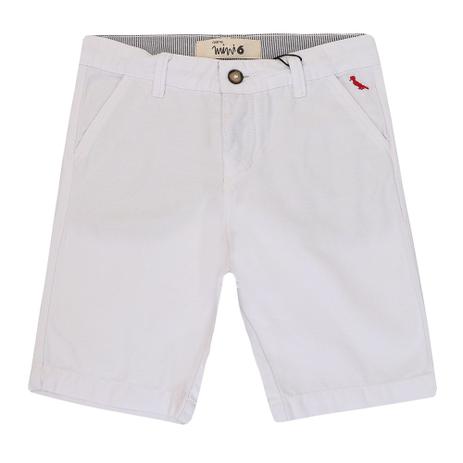 Bermuda Masculino Reserva Mini Casual Sarja Branco Menor preço em Bermuda Masculino Reserva Mini Casual Sarja Branco