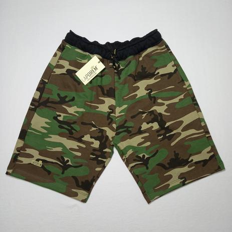 bermuda moletom camuflada nike