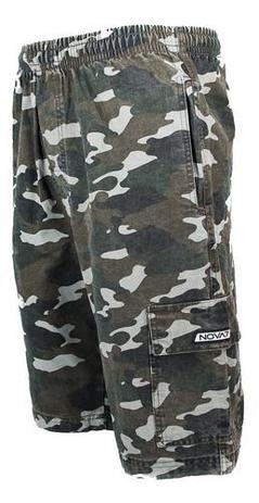 bermuda militar camuflada