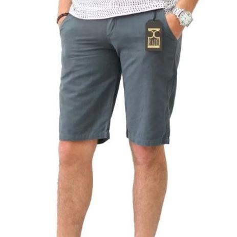 bermudas masculina sarja