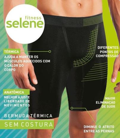 Bermuda Térmica De Compressão Masculina Selene Menor preço em Bermuda Térmica De Compressão Masculina Selene