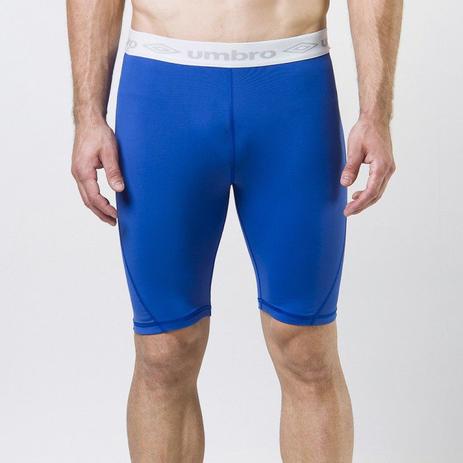 Bermuda Térmica Umbro TWR Diamond New Masculina - Azul Menor preço em Bermuda Térmica Umbro TWR Diamond New Masculina - Azul