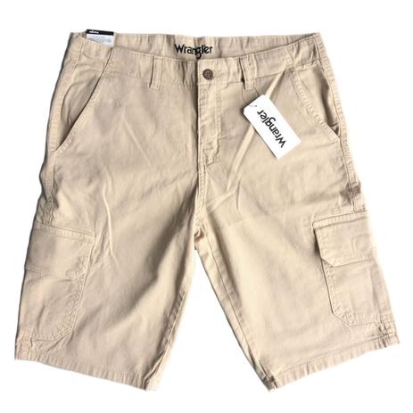 Bermuda Wrangler Cargo Masculina Tradicional Caki com Elastano Menor preço em Bermuda Wrangler Cargo Masculina Tradicional Caki com Elastano