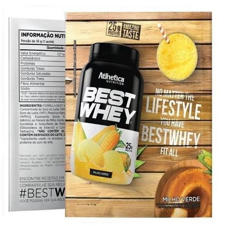 Best Whey - 15 sachês 35g Milho Verde - Atlhetica Nutrition é boa?