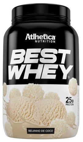 BEST WHEY 25g PROTEIN 900g - Beijinho de coco - Athlética Menor preço em BEST WHEY 25g PROTEIN 900g - Beijinho de coco - Athlética
