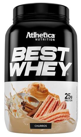 BEST WHEY 25g PROTEIN 900g - Churros - Athlética Menor preço em BEST WHEY 25g PROTEIN 900g - Churros - Athlética