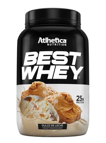 BEST WHEY 25g PROTEIN 900g - Dulce de Leite - Athlética Menor preço em BEST WHEY 25g PROTEIN 900g - Dulce de Leite - Athlética