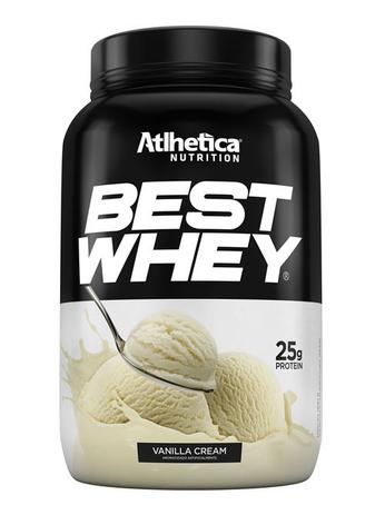 BEST WHEY 25g PROTEIN 900g - Vanilla Cream (Baunilha) - Athlética Menor preço em BEST WHEY 25g PROTEIN 900g - Vanilla Cream (Baunilha) - Athlética