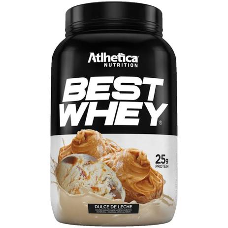 Best whey (900g) sabor doce de leite - atlhetica nutrition Menor preço em Best whey (900g) sabor doce de leite - atlhetica nutrition