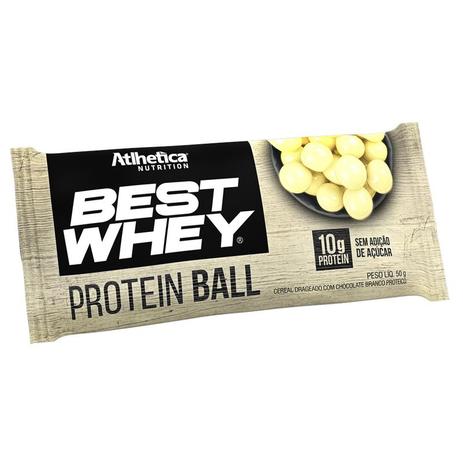 Best Whey Protein Ball Chocolate Branco 50g - Atlhetica nutrition Menor preço em Best Whey Protein Ball Chocolate Branco 50g - Atlhetica nutrition