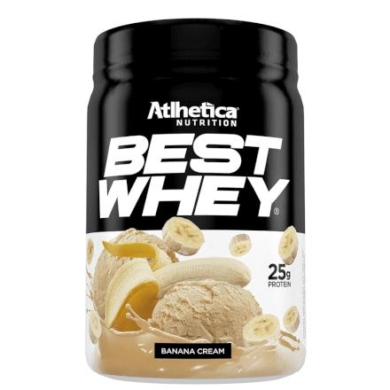 Best Whey - Sabor Banana Cream - Atlhetica Nutrition 900g Menor preço em Best Whey - Sabor Banana Cream - Atlhetica Nutrition 900g