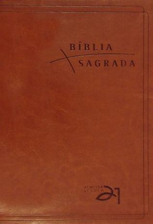 Bíblia Almeida Século 21 Luxo - marrom com referências cruzadas - Vida nova é boa?