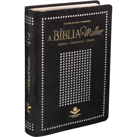 Bíblia Da Mulher Almeida Revista E Atualizada Capa Com Detalhes De Brilho Elegante - Sbb Menor preço em Bíblia Da Mulher Almeida Revista E Atualizada Capa Com Detalhes De Brilho Elegante - Sbb