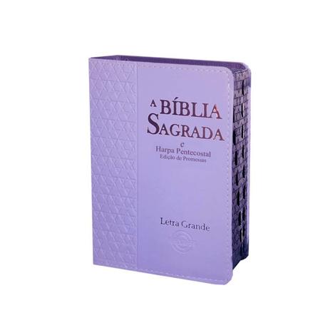 Bíblia Harpa Letra Grande Estrela Davi Feminina 12x16 Pink - Kings cross publicações Menor preço em Bíblia Harpa Letra Grande Estrela Davi Feminina 12x16 Pink - Kings cross publicações
