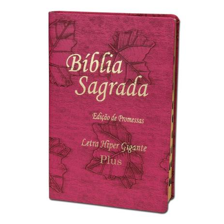 Bíblia Hipergigante Plus Luxo Folha Promessas 14x21 Pink - Kings cross publicações Menor preço em Bíblia Hipergigante Plus Luxo Folha Promessas 14x21 Pink - Kings cross publicações