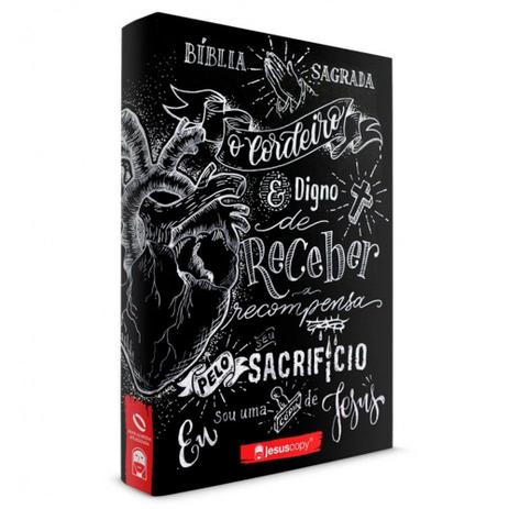 Biblia Jesuscopy - Lettering Menor preço em Biblia Jesuscopy - Lettering