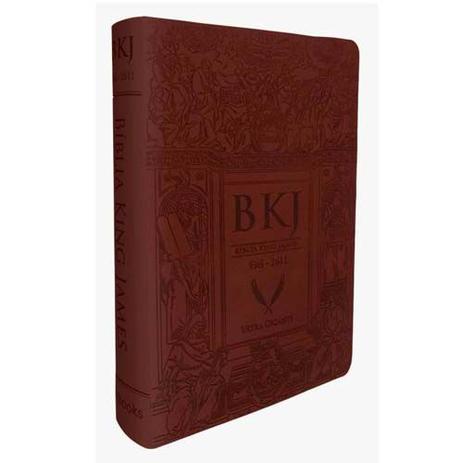 Bíblia King James Fiel 1611 Letra Ultra Gigante Capa Marrom - Editora bv books Menor preço em Bíblia King James Fiel 1611 Letra Ultra Gigante Capa Marrom - Editora bv books