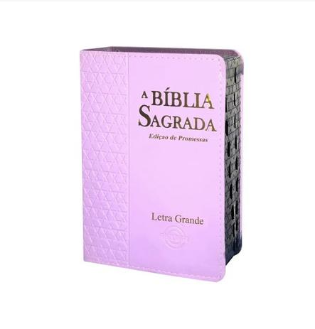 Bíblia Letra Grande Estrela De Davi Feminino 12x16cm Rosa - Kings cross publicações Menor preço em Bíblia Letra Grande Estrela De Davi Feminino 12x16cm Rosa - Kings cross publicações