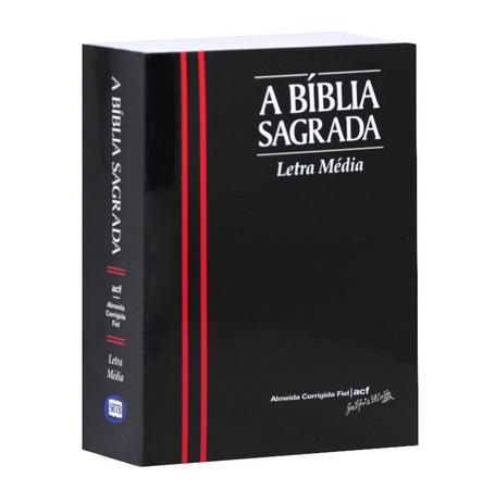 Bíblia pequena letra média - Preta brochura - Sbtb Menor preço em Bíblia pequena letra média - Preta brochura - Sbtb