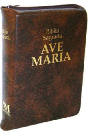 Bíblia Sagrada Bolso Com Ziper Ave-maria Menor preço em Bíblia Sagrada Bolso Com Ziper Ave-maria