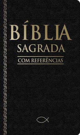 Biblia sagrada com referencias preta - BV FILMS BIBLIA