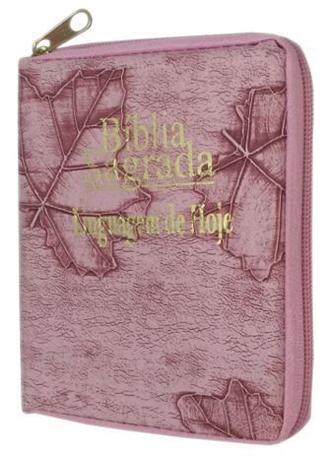 Bíblia Sagrada - Compacta Linguagem de Hoje - Capa Rosa Folha com Índice e Zíper - Sbb é boa?