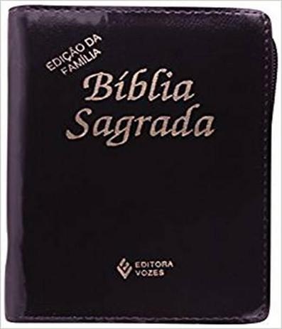 Biblia Sagrada - Edicao Da Familia - Bolso - Capa Preta Com Ziper - Vozes Menor preço em Biblia Sagrada - Edicao Da Familia - Bolso - Capa Preta Com Ziper - Vozes
