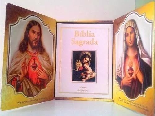 Biblia sagrada ilustrada luxo pae branca com caixa oratorio - Armazem Menor preço em Biblia sagrada ilustrada luxo pae branca com caixa oratorio - Armazem