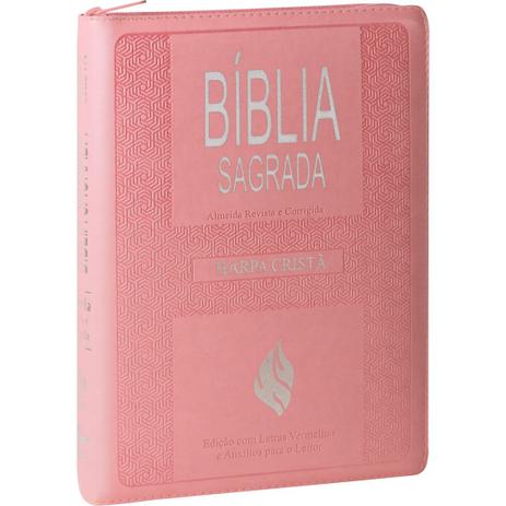 Bíblia Sagrada Letra Extra Gigante, Edição com Letras Vermelhas com Harpa Cristã Menor preço em Bíblia Sagrada Letra Extra Gigante, Edição com Letras Vermelhas com Harpa Cristã