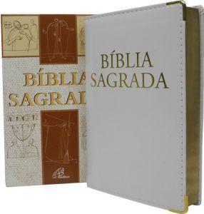Biblia sagrada - nova traducao na linguagem de hoje - branca _ luxo - Paulinas Menor preço em Biblia sagrada - nova traducao na linguagem de hoje - branca _ luxo - Paulinas