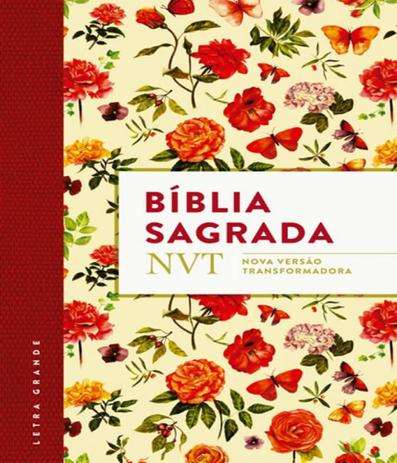 Biblia Sagrada - Nvi - Letra Grande - Capa Flores - Mundo cristao é boa?