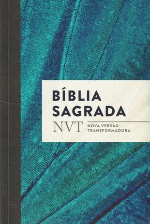 Biblia sagrada nvt - azul claro - letra normal com brochura - Mundo cristao é boa?