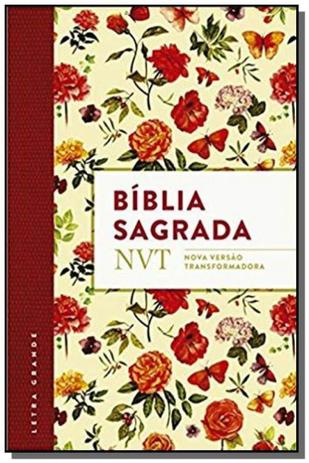 Biblia sagrada nvt flores - letra grande e flexive - Mundo cristao Menor preço em Biblia sagrada nvt flores - letra grande e flexive - Mundo cristao