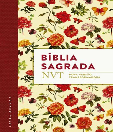 Biblia Sagrada Nvt - Flores - Letra Grande/flexivel - Mundo cristao Menor preço em Biblia Sagrada Nvt - Flores - Letra Grande/flexivel - Mundo cristao