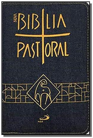 Biblia sagrada pastoral media ziper jeans - Paulus Menor preço em Biblia sagrada pastoral media ziper jeans - Paulus