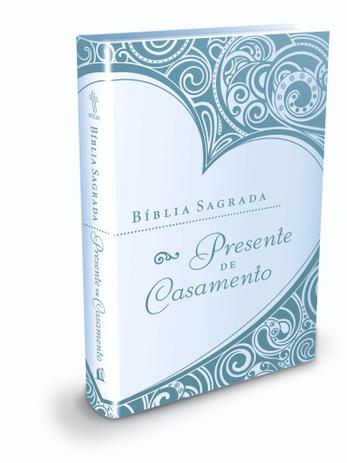Bíblia Sagrada presente de casamento - Capa azul Menor preço em Bíblia Sagrada presente de casamento - Capa azul