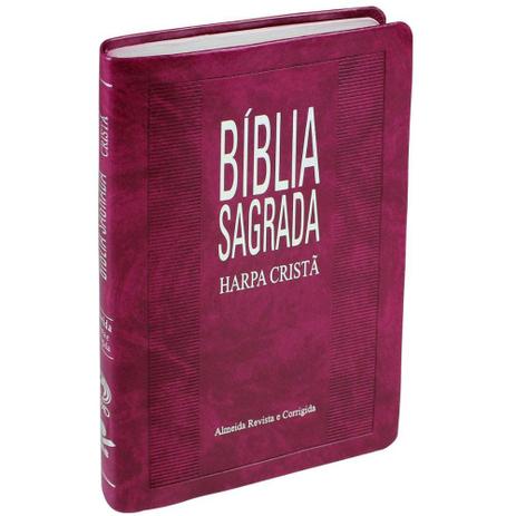Bíblia Sagrada Slim - Harpa Cristã - Bordô - Sociedade bíblica do brasil Menor preço em Bíblia Sagrada Slim - Harpa Cristã - Bordô - Sociedade bíblica do brasil