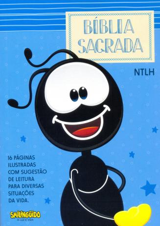 Bíblia Sagrada Smilinguido - Capa Flexível Azul - Luz e vida Menor preço em Bíblia Sagrada Smilinguido - Capa Flexível Azul - Luz e vida