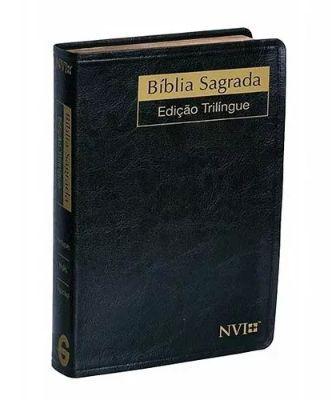 Bíblia Sagrada Trilingue Media NVI Port Esp Ingles Luxo é boa?