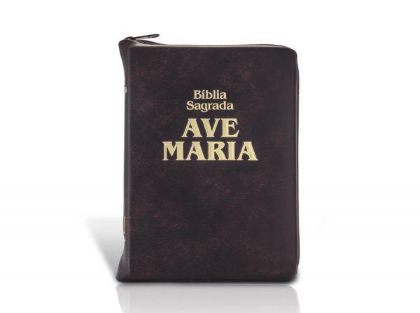 Bíblia Sagrada Zíper Média Editora Ave Maria é boa?