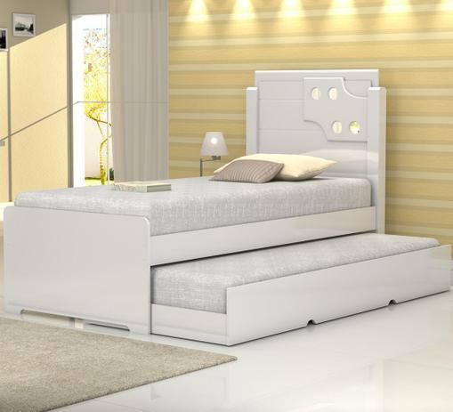 Bibox Cama Solteiro Quarto Luiza - Vitamov Menor preço em Bibox Cama Solteiro Quarto Luiza - Vitamov