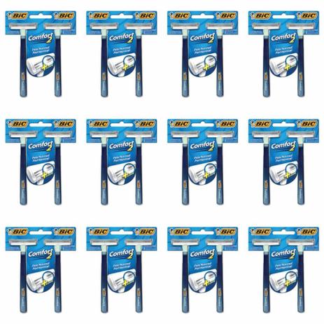 Bic Comfort Twin Aparelho De Barbear Pele Normal C/2 (Kit C/12) é boa?