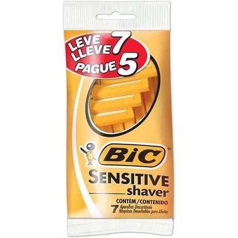 Bic Sensitive Shave Aparelho C/7 Menor preço em Bic Sensitive Shave Aparelho C/7