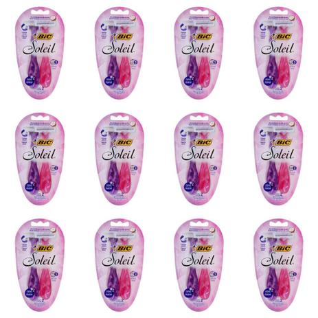 Bic Soleil Feminino Aparelho Rosa/roxo C/2 (Kit C/12) Menor preço em Bic Soleil Feminino Aparelho Rosa/roxo C/2 (Kit C/12)